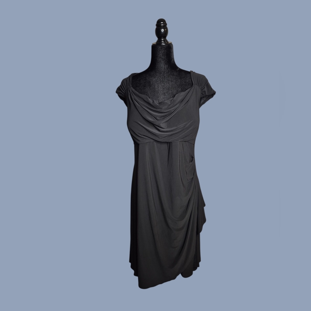 Scarlett Nite Women Plus Size 22 Sexy And Flattering Black Dress.